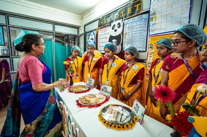 Insightful and informative display of balanced diets: Nutrition Programme at Institute of Nursing